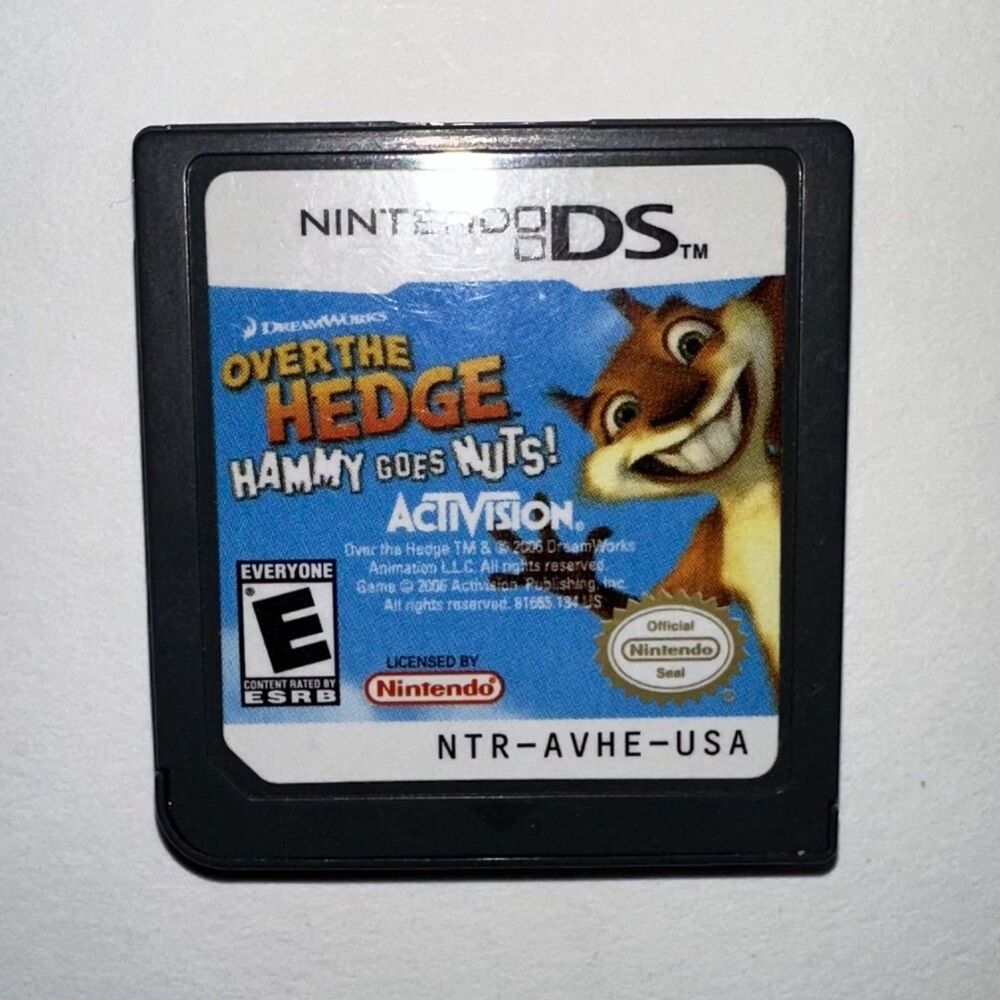 Over The Hedge Hammy Goes Nuts Nintendo DS Tested Game Cart Only NDS